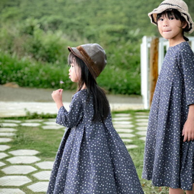 Starry Ami Dress - Váy cotton hoa nhí cho bé